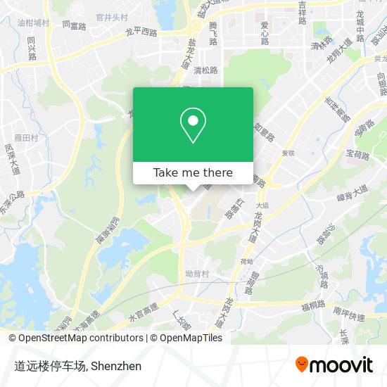 道远楼停车场 map