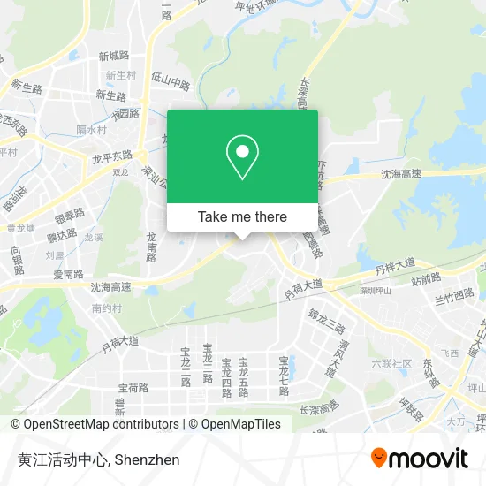 黄江活动中心 map