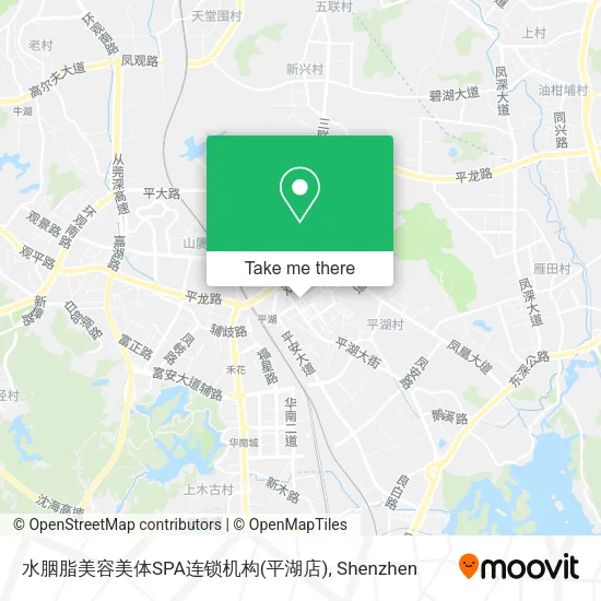 水胭脂美容美体SPA连锁机构(平湖店) map