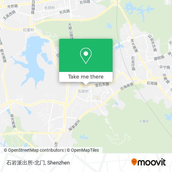 石岩派出所-北门 map