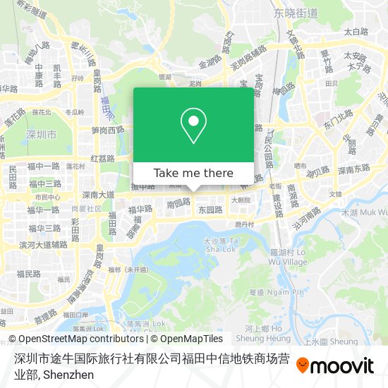 深圳市途牛国际旅行社有限公司福田中信地铁商场营业部 map