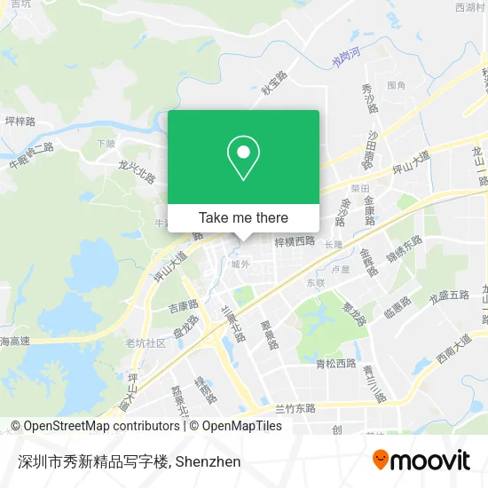 深圳市秀新精品写字楼 map