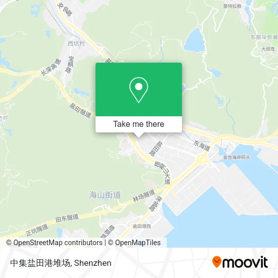 中集盐田港堆场 map