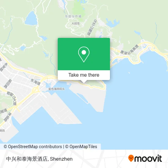 中兴和泰海景酒店 map