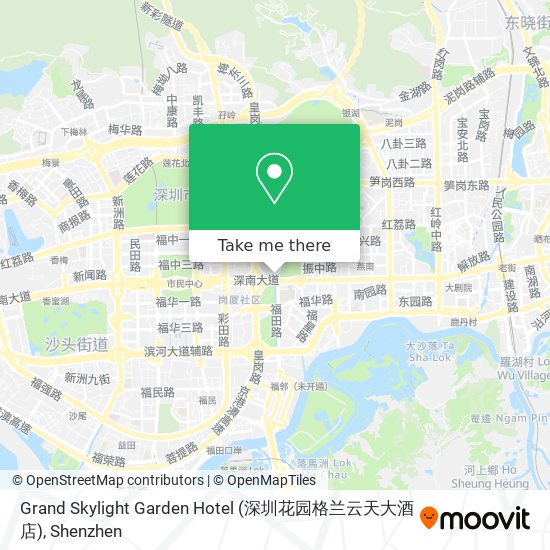 Grand Skylight Garden Hotel (深圳花园格兰云天大酒店) map