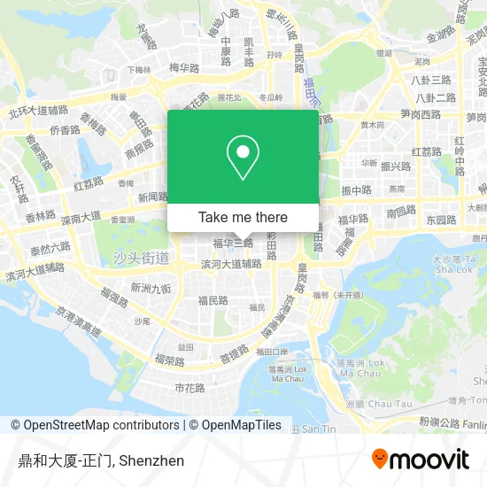 鼎和大厦-正门 map