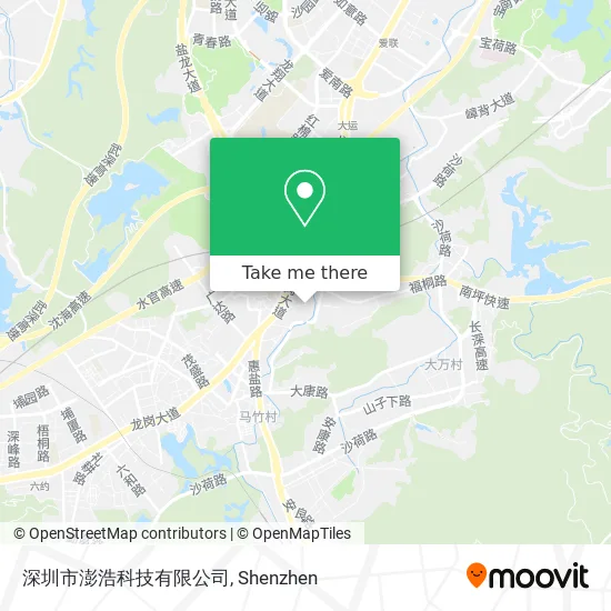 深圳市澎浩科技有限公司 map