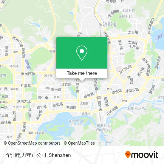 华润电力守正公司 map