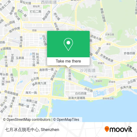 七月冰点脱毛中心 map