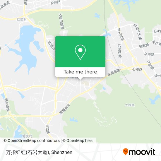 万指纤红(石岩大道) map