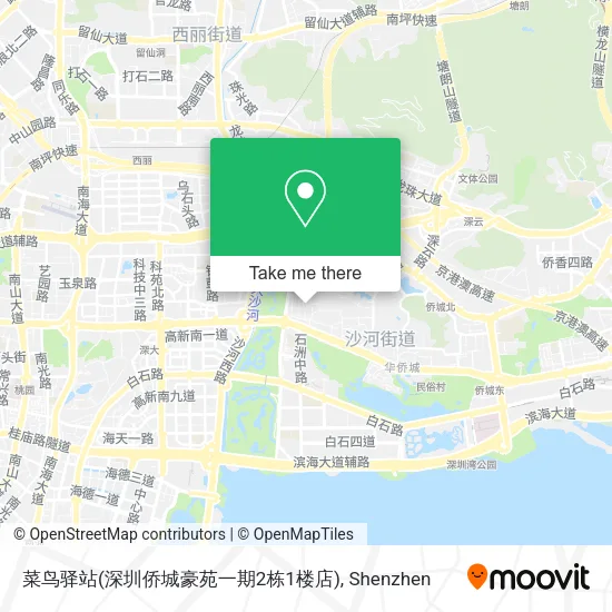 菜鸟驿站(深圳侨城豪苑一期2栋1楼店) map