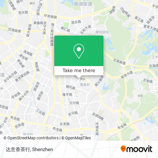 达意香茶行 map