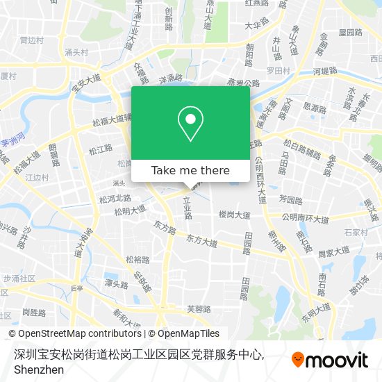 深圳宝安松岗街道松岗工业区园区党群服务中心 map