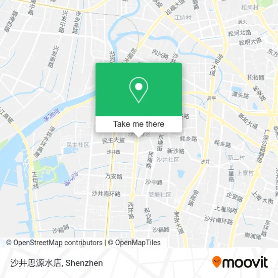 沙井思源水店 map