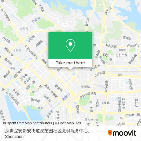深圳宝安新安街道灵芝园社区党群服务中心 map