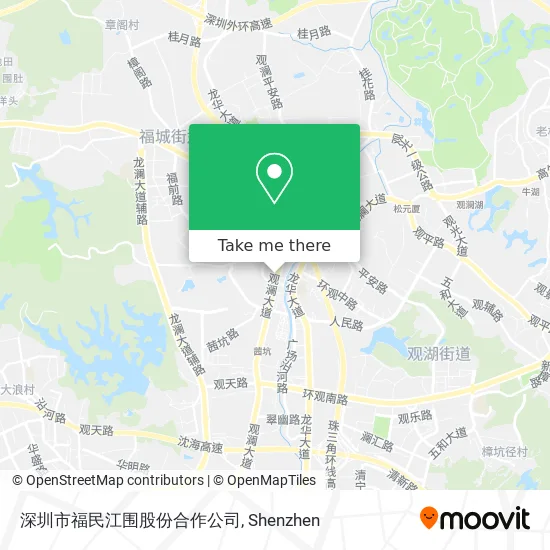 深圳市福民江围股份合作公司 map