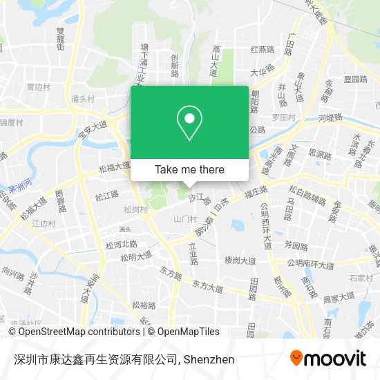 深圳市康达鑫再生资源有限公司 map
