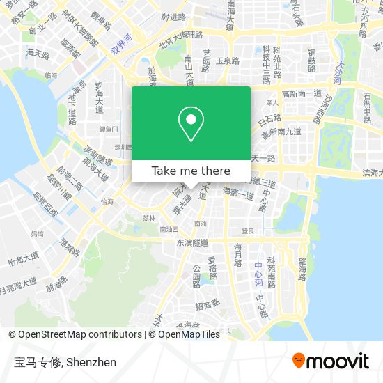 宝马专修 map