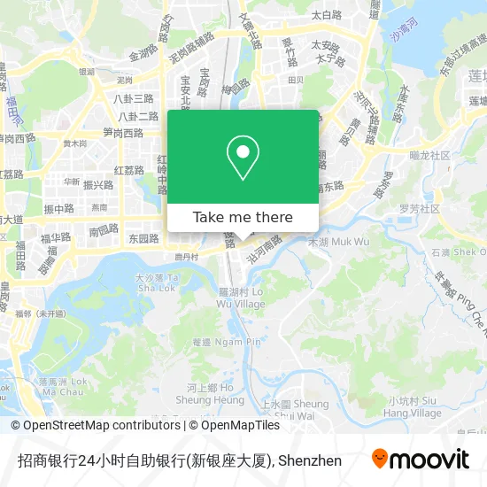 招商银行24小时自助银行(新银座大厦) map