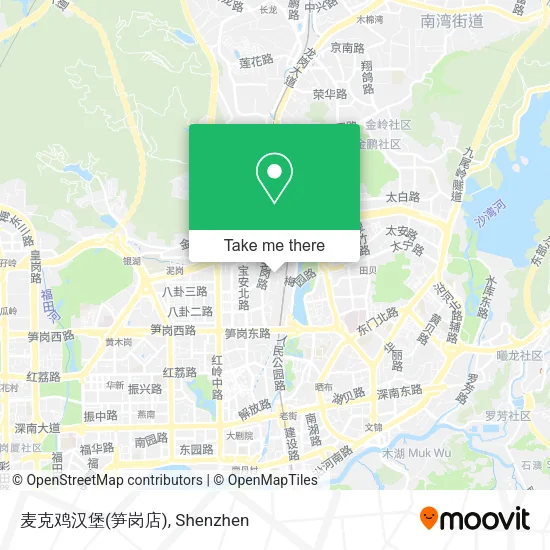 麦克鸡汉堡(笋岗店) map