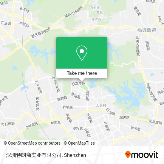 深圳特朗商实业有限公司 map