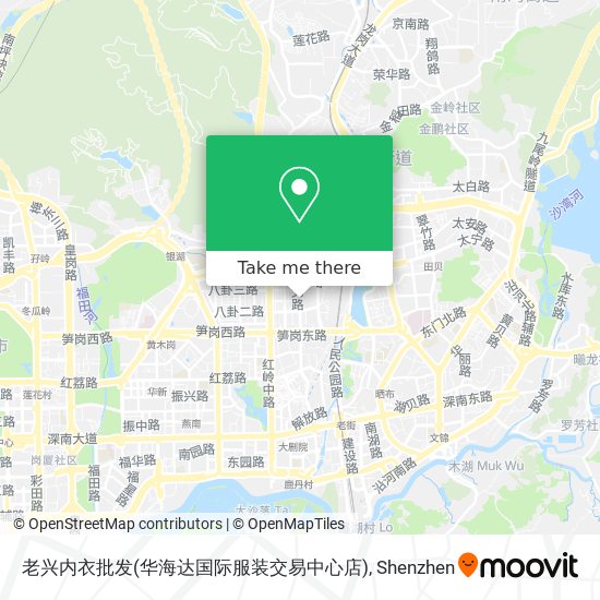 老兴内衣批发(华海达国际服装交易中心店) map