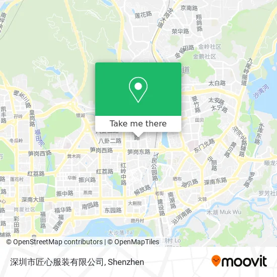 深圳市匠心服装有限公司 map