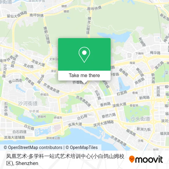 凤凰艺术-多学科一站式艺术培训中心(小白鸽山姆校区) map