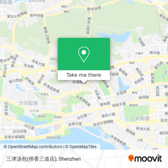 三津汤包(侨香三道店) map