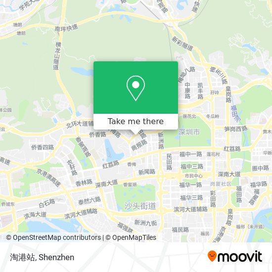 淘港站 map