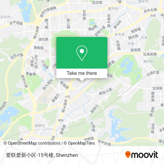 爱联爱新小区-15号楼 map