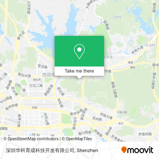 深圳华科育成科技开发有限公司 map