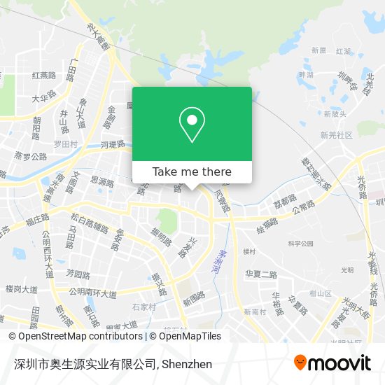 深圳市奥生源实业有限公司 map