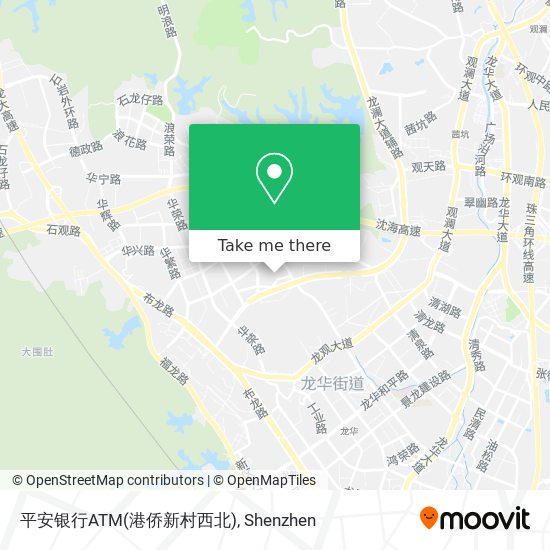 平安银行ATM(港侨新村西北) map