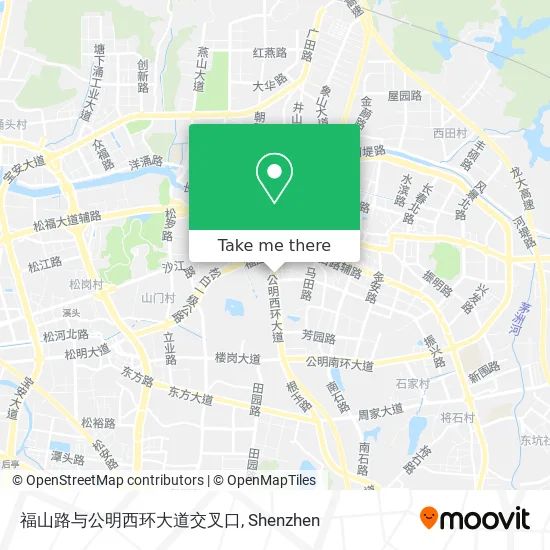 福山路与公明西环大道交叉口 map
