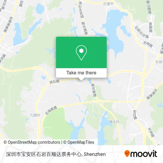 深圳市宝安区石岩百顺达票务中心 map