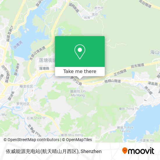 依威能源充电站(航天晴山月西区) map