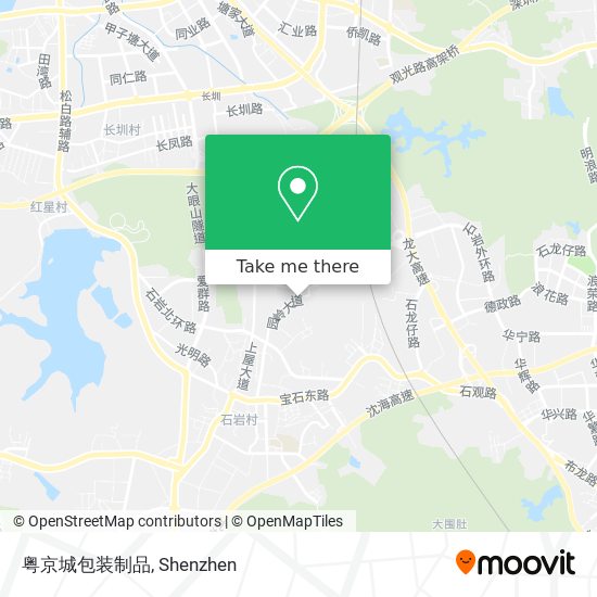 粤京城包装制品 map