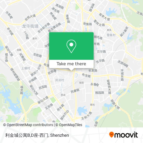利金城公寓B,D座-西门 map