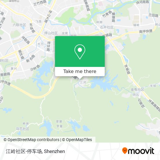 江岭社区-停车场 map