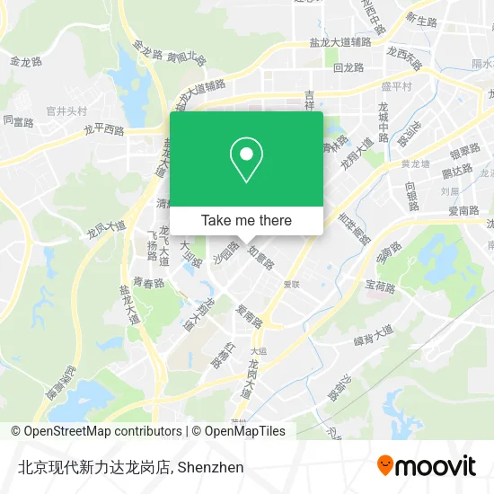北京现代新力达龙岗店 map