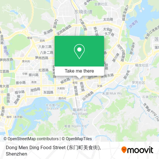 Dong Men Ding Food Street (东门町美食街) map