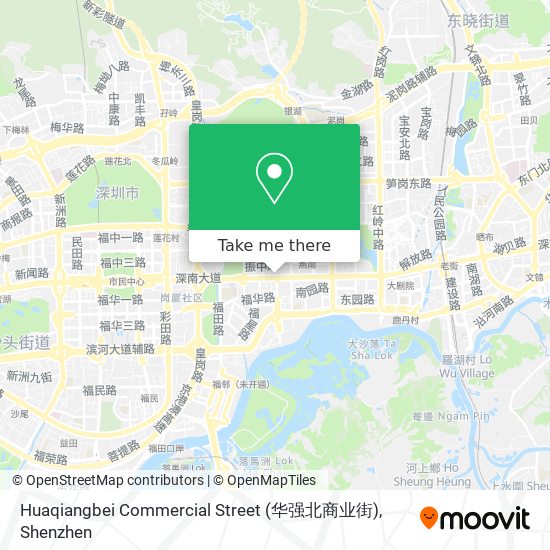 Huaqiangbei Commercial Street (华强北商业街) map