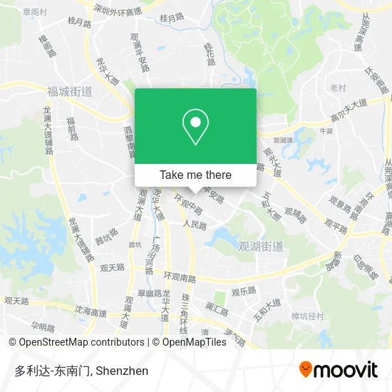 多利达-东南门 map