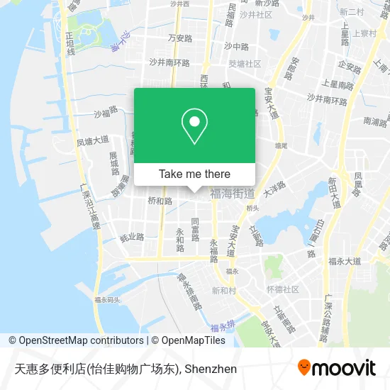 天惠多便利店(怡佳购物广场东) map