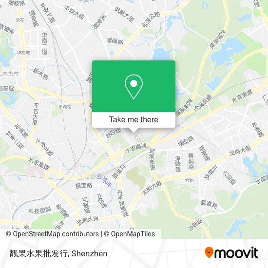 靓果水果批发行 map