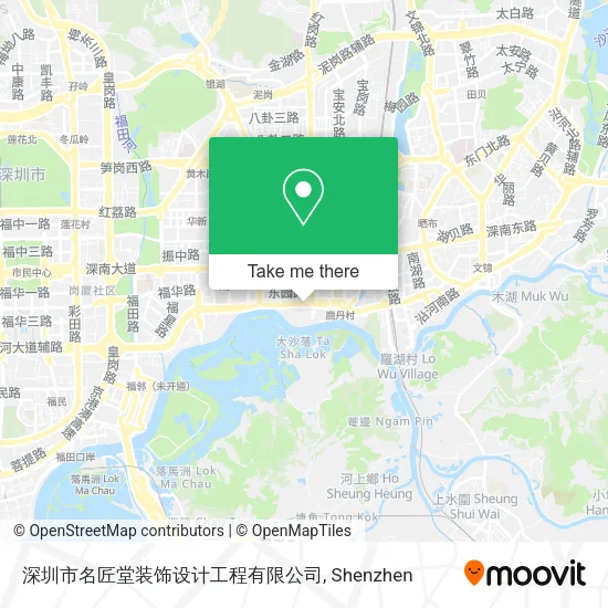 深圳市名匠堂装饰设计工程有限公司 map