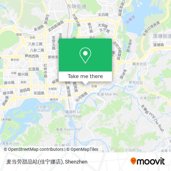 麦当劳甜品站(佳宁娜店) map