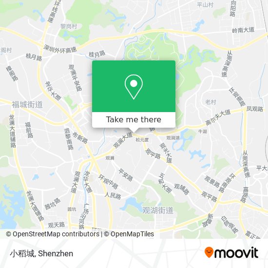小稻城 map