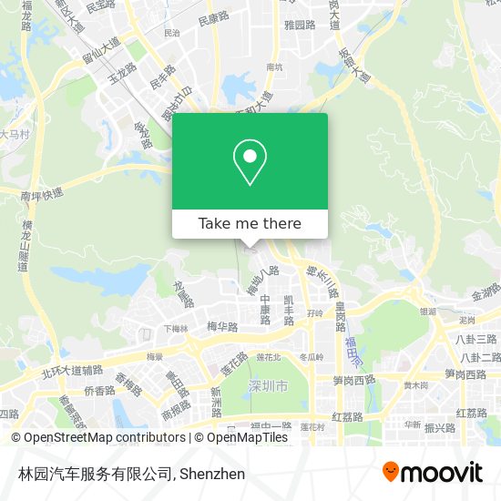 林园汽车服务有限公司 map